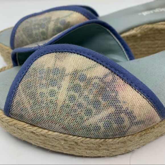 Desigual Espadrille Peep Toe Wedge Sandal - Picture 2 of 8
